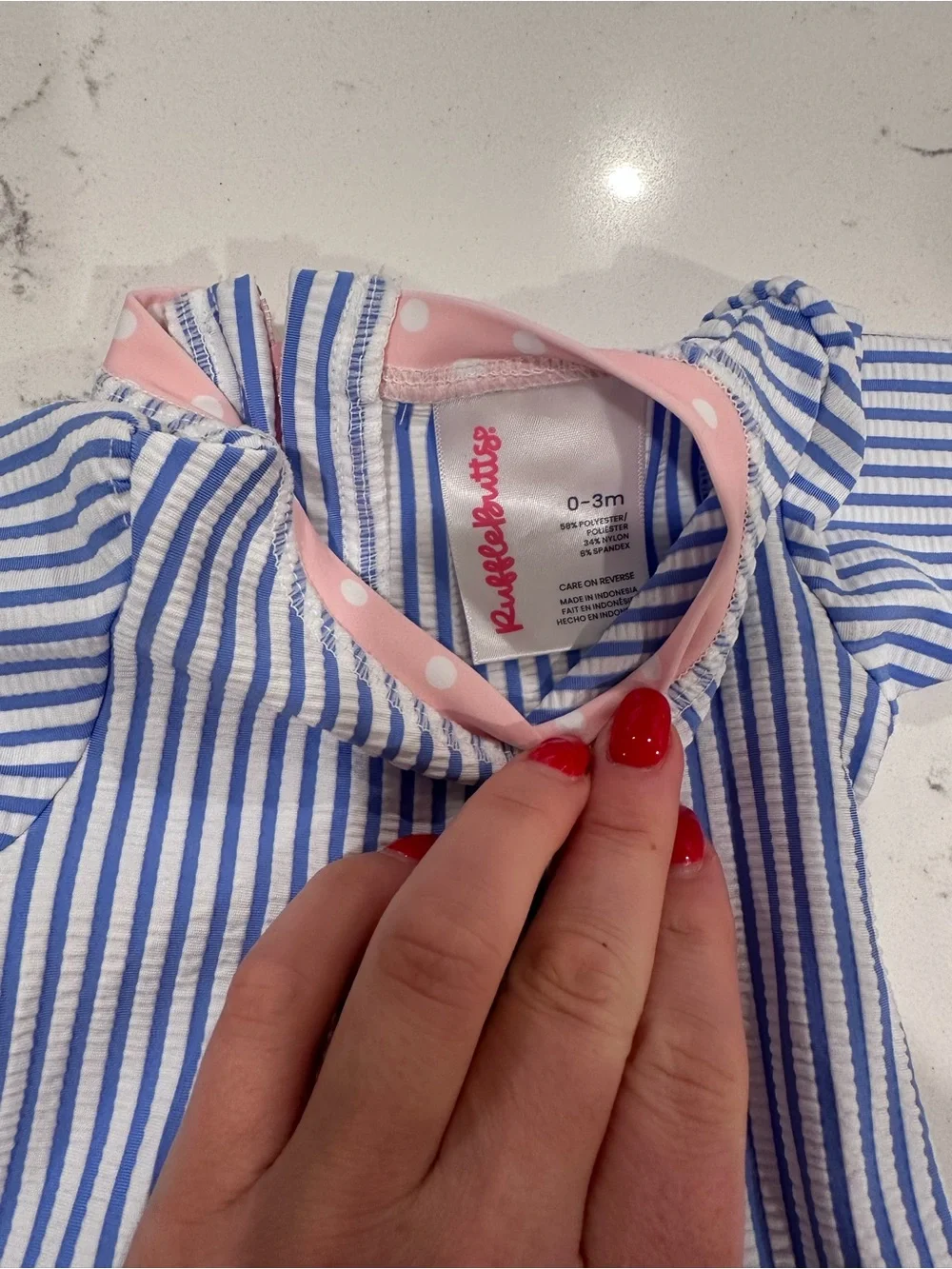 Unworn 0-3 Mo. RuffleButts Swimsuit